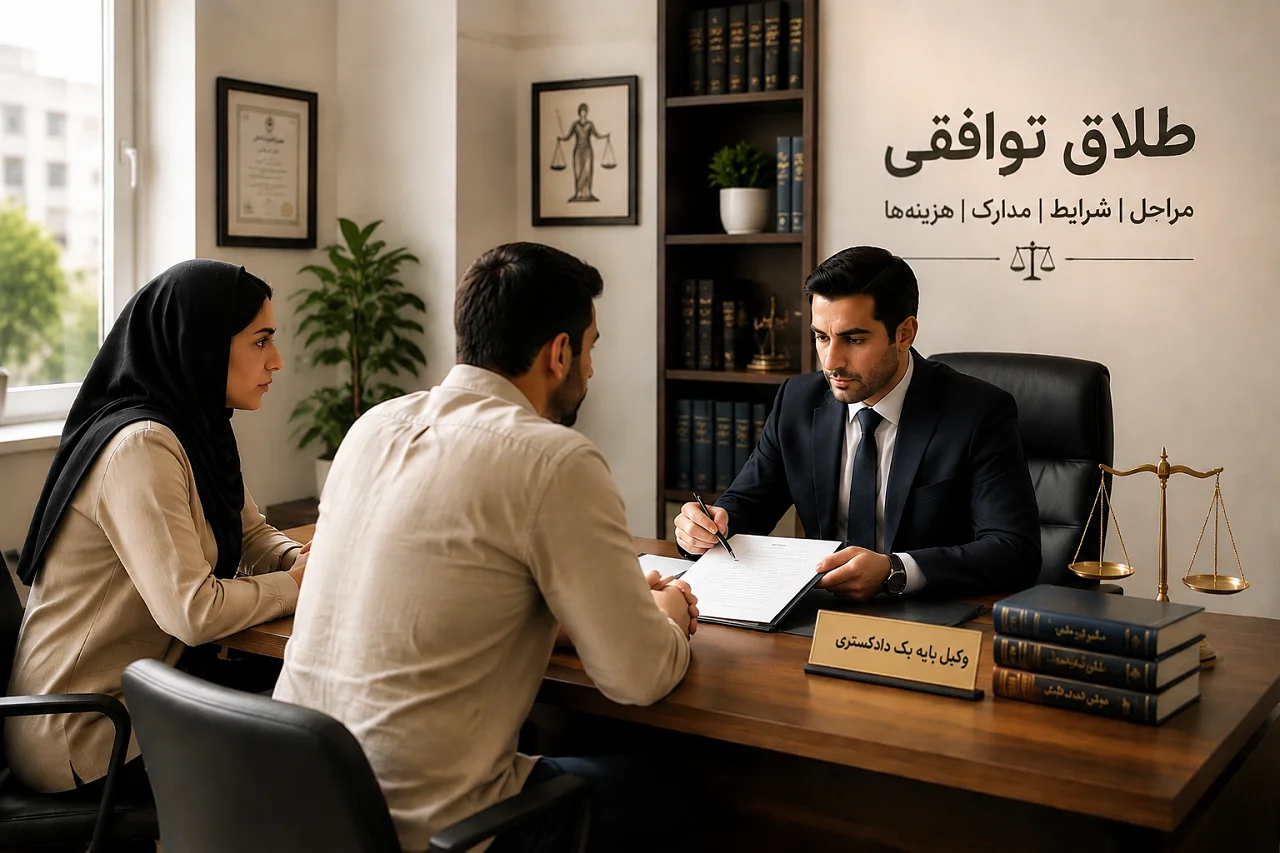 طلاق توافقی چیست؟ مراحل، شرایط، مدارک و هزینه در سال ۱۴۰۵